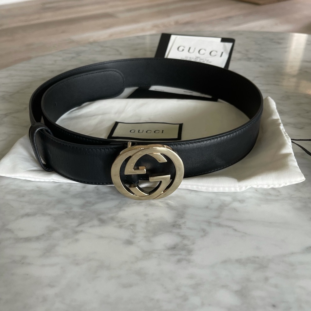Gucci Belt interlocking G Buckle woman - Picture 6 of 12